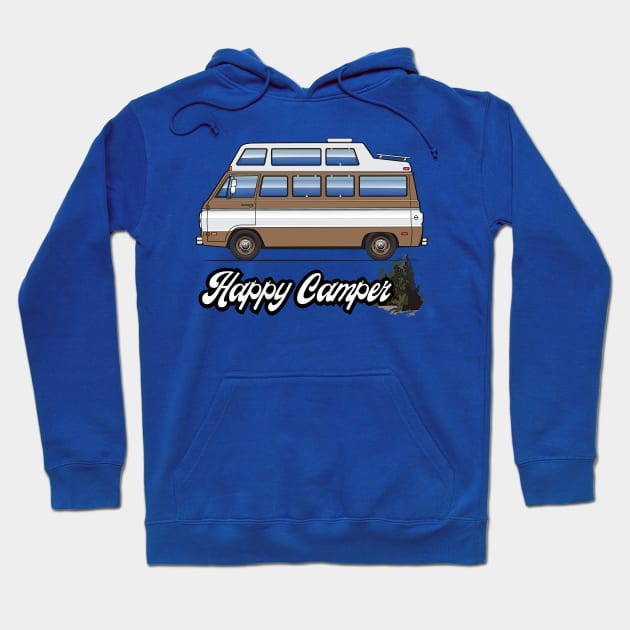 happy camper Hoodie by JRCustoms44